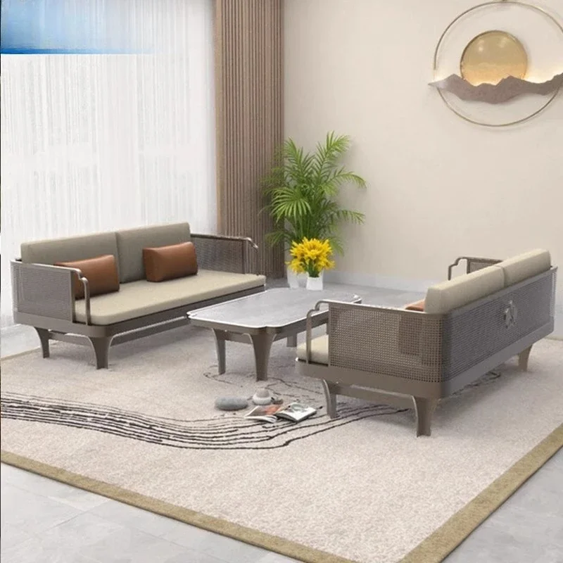 Outdoor Sofa Courtyard Villa Garden Hotel Outdoor Sales Department Open-air Balcony Waterproof and Sunscreen Steel Rattan Chair
Outdoor Sofa Courtyard Villa Garden Hotel Outdoor Sales Department Open-air Balcony Waterproof and Sunscreen Steel Rattan Chair