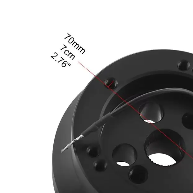 Universal Polished Short Hub Adapter for 5 & 6 Hole Steering Wheels – Quick Release Compatible
Universal Polished Short Hub Adapter for 5 & 6 Hole Steering Wheels – Quick Release Compatible