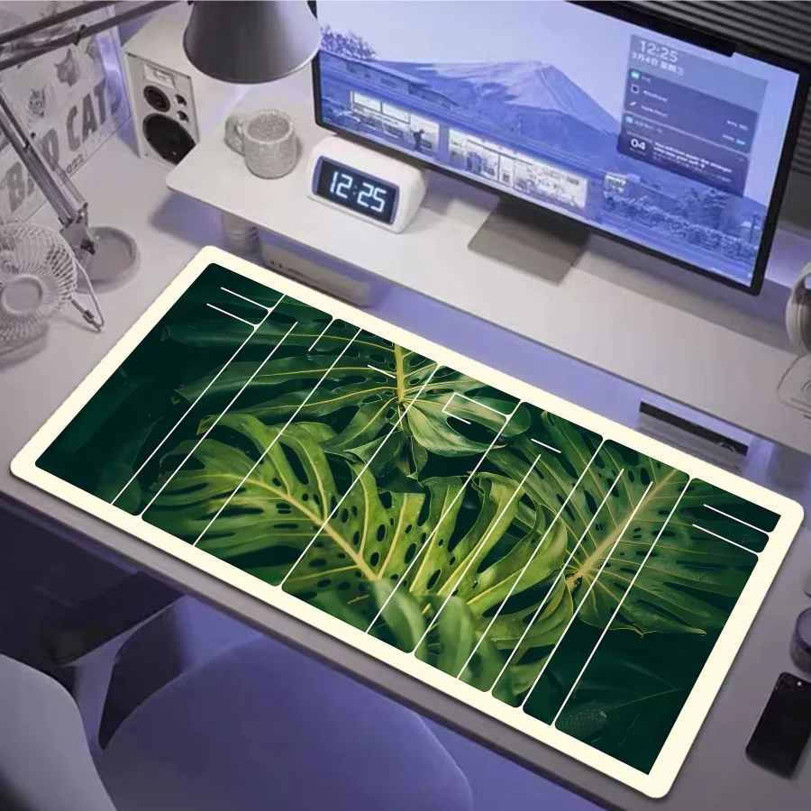 Art Plant Mouse pad large Keyboard Gaming Desk Mat with Stitched Edge Rubber anti-slip Coumputer mat Carpet mousepad
Art Plant Mouse pad large Keyboard Gaming Desk Mat with Stitched Edge Rubber anti-slip Coumputer mat Carpet mousepad