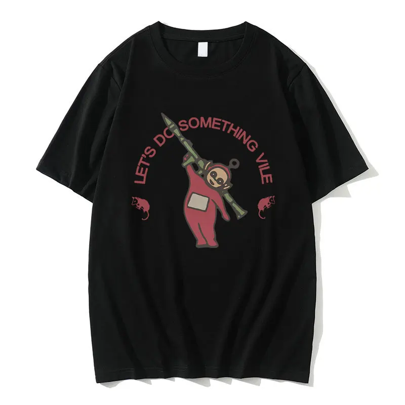 Funny Let's Do Something Vile Rat Meme T-shirt Men Women Fashion Oversized Pure Cotton T Shirts Unisex Casual Novelty Tshirt
Funny Let's Do Something Vile Rat Meme T-shirt Men Women Fashion Oversized Pure Cotton T Shirts Unisex Casual Novelty Tshirt