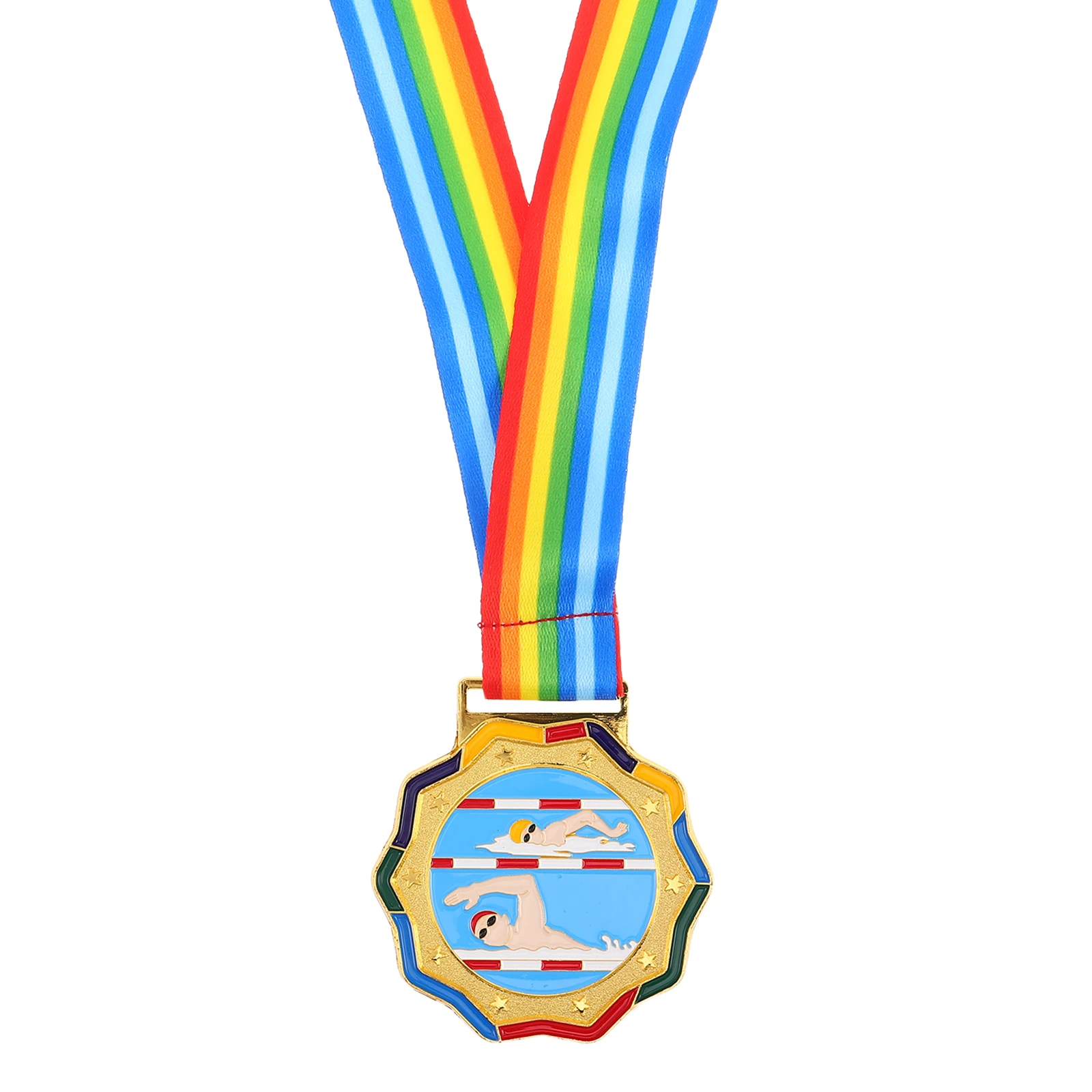 Swimming Medals Gold Ribbon Gymnastics Trophies Winner Awards Children Sports Keepsake Metal Durability
Swimming Medals Gold Ribbon Gymnastics Trophies Winner Awards Children Sports Keepsake Metal Durability