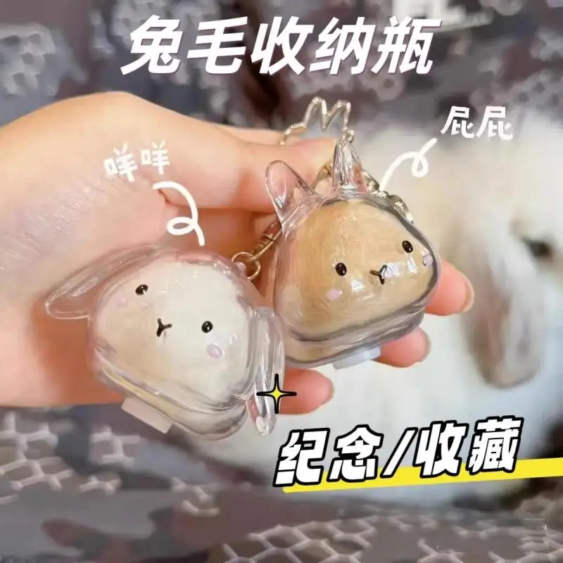 Transparent Rabbit Hair Organizer Pendant Keychain Backpack Souvenirs Storage Capsule Pet Hair Collection Keychains Souvenirs
Transparent Rabbit Hair Organizer Pendant Keychain Backpack Souvenirs Storage Capsule Pet Hair Collection Keychains Souvenirs