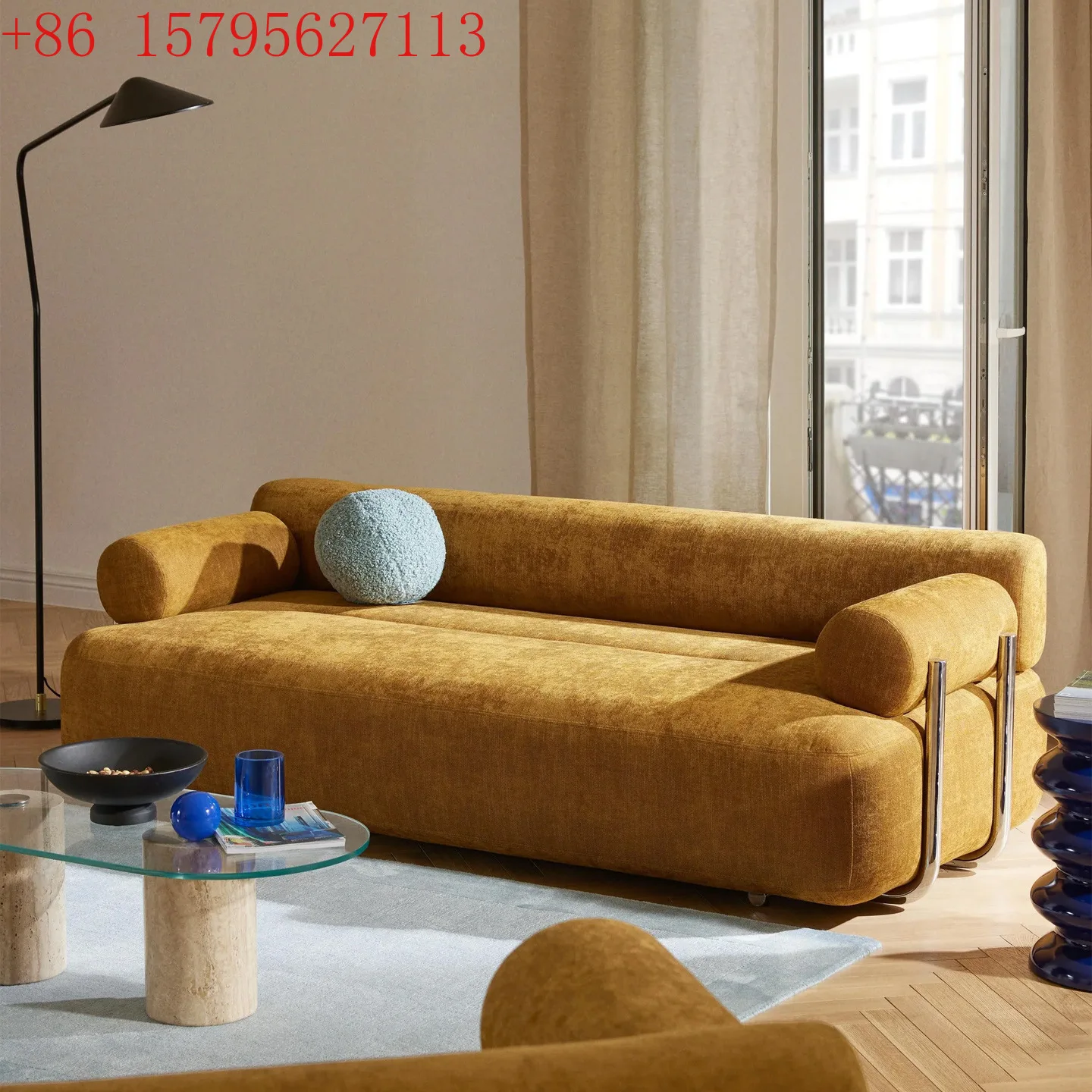 Italian minimalist chenille fabric metal sofa Nordic light luxury stainless steel creative straight row three-person sofa
Italian minimalist chenille fabric metal sofa Nordic light luxury stainless steel creative straight row three-person sofa