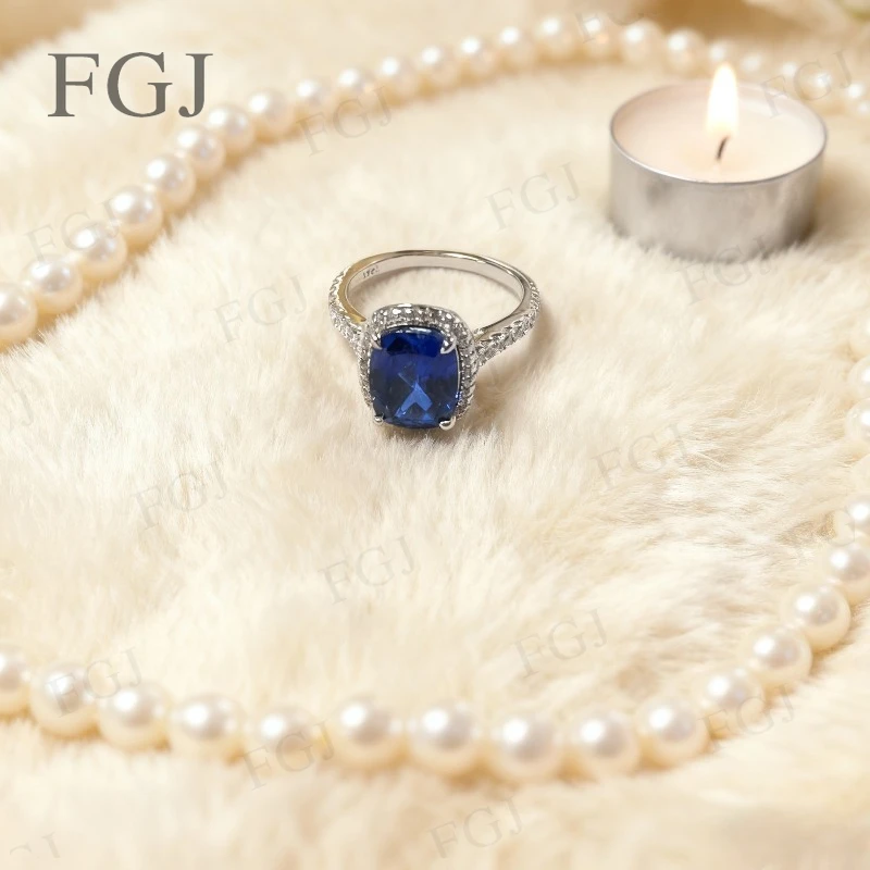 Кольцо на заказ с удлиненной подушкой 8x10 мм, лабораторный сапфир/рубина/колumbia, сверкающие роскошные рождественские подарки, изысканный дизайн для свадьбы
Кольцо на заказ с удлиненной подушкой 8x10 мм, лабораторный сапфир/рубина/колumbia, сверкающие роскошные рождественские подарки, изысканный дизайн для свадьбы