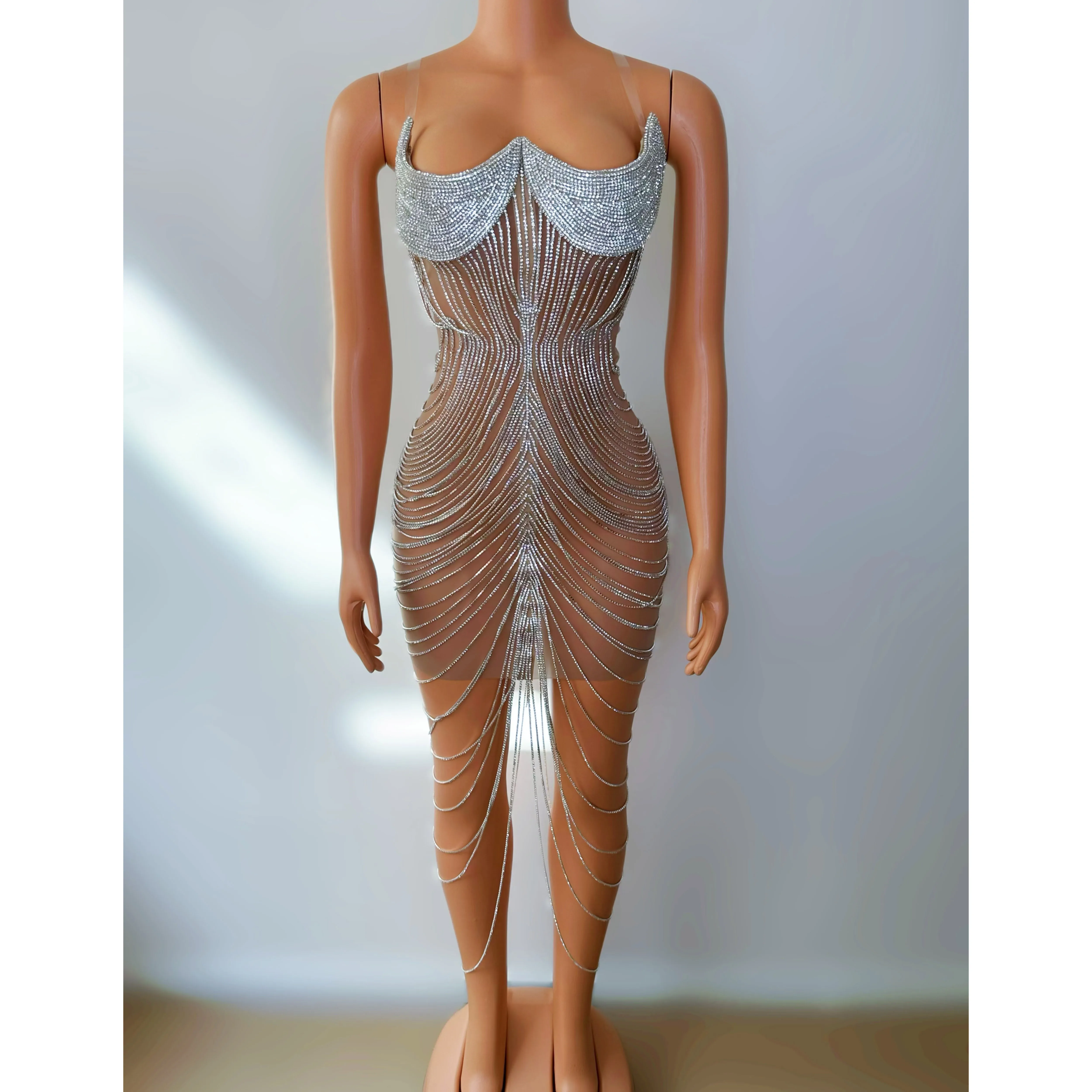Silvery Tassels Sexy Dresses Women Gogo Dancing Costume Festival Party Rave Outfits Luxury Nightclub Performance Clothes
Silvery Tassels Sexy Dresses Women Gogo Dancing Costume Festival Party Rave Outfits Luxury Nightclub Performance Clothes