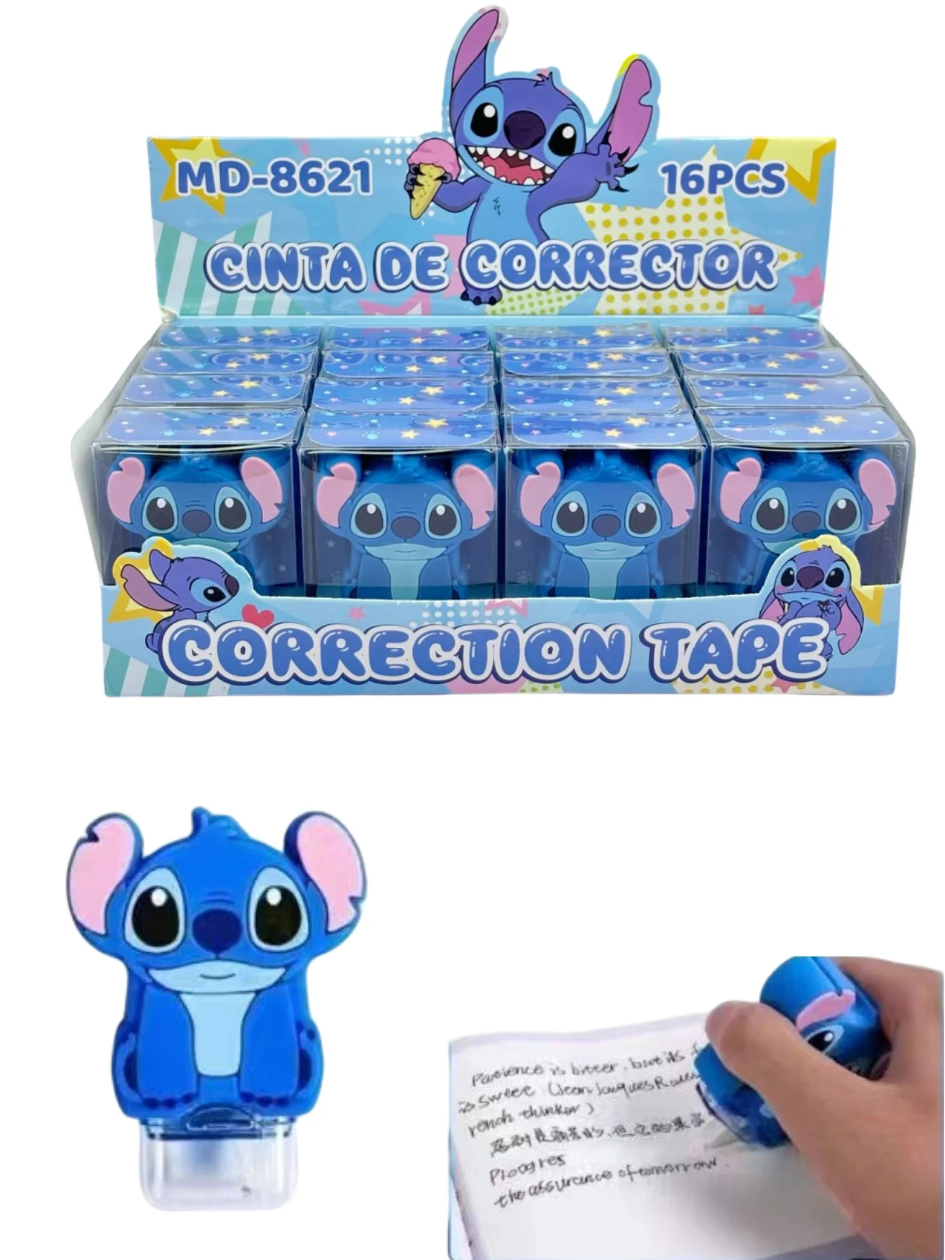 1 шт., коррекция стежков из мультфильма Диснея с милой коррекцией Лило и Стич Диснея с коррекцией студента с канцелярскими принадлежностями в подарок
1 шт., коррекция стежков из мультфильма Диснея с милой коррекцией Лило и Стич Диснея с коррекцией студента с канцелярскими принадлежностями в подарок