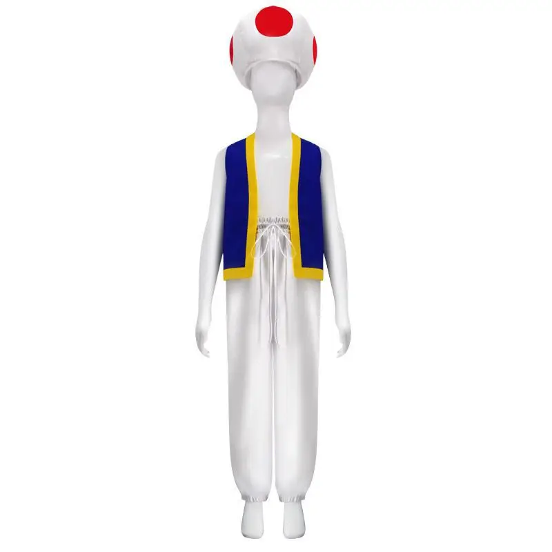 Toad Cosplay Costume Hat Tops Pants Set Cos Suits Stage Performance Halloween Party Carnival Costumes Dress Up Outfit Customized
Toad Cosplay Costume Hat Tops Pants Set Cos Suits Stage Performance Halloween Party Carnival Costumes Dress Up Outfit Customized