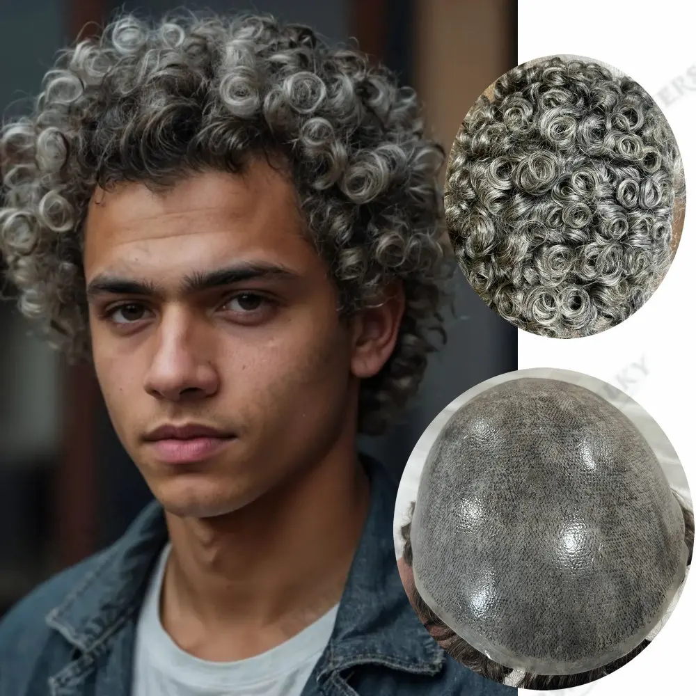 1b65Серый Черный 20 ММ Вьющиеся Мужские Парики Человеческие Волосы Капиллярный Протез Прочный Полная Кожа Парик ПУ Шиньон Натуральная Линия Волос Мужской Парик
1b65Серый Черный 20 ММ Вьющиеся Мужские Парики Человеческие Волосы Капиллярный Протез Прочный Полная Кожа Парик ПУ Шиньон Натуральная Линия Волос Мужской Парик