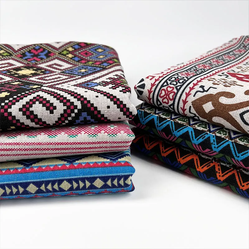 Ethnic Style Cotton Linen Fabric, Decorative Cloth for Homestay Tablecloth, Sofa Cover Curtain DIY Handmade Sewing Material
Ethnic Style Cotton Linen Fabric, Decorative Cloth for Homestay Tablecloth, Sofa Cover Curtain DIY Handmade Sewing Material