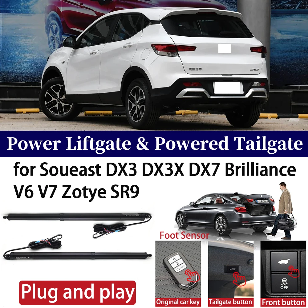 for Soueast DX3 DX3X DX7 Brilliance V6 V7 Zotye SR9 Original Car Electric Tailgate Kit Automatic Boot Lift Closer Power Liftgate
for Soueast DX3 DX3X DX7 Brilliance V6 V7 Zotye SR9 Original Car Electric Tailgate Kit Automatic Boot Lift Closer Power Liftgate