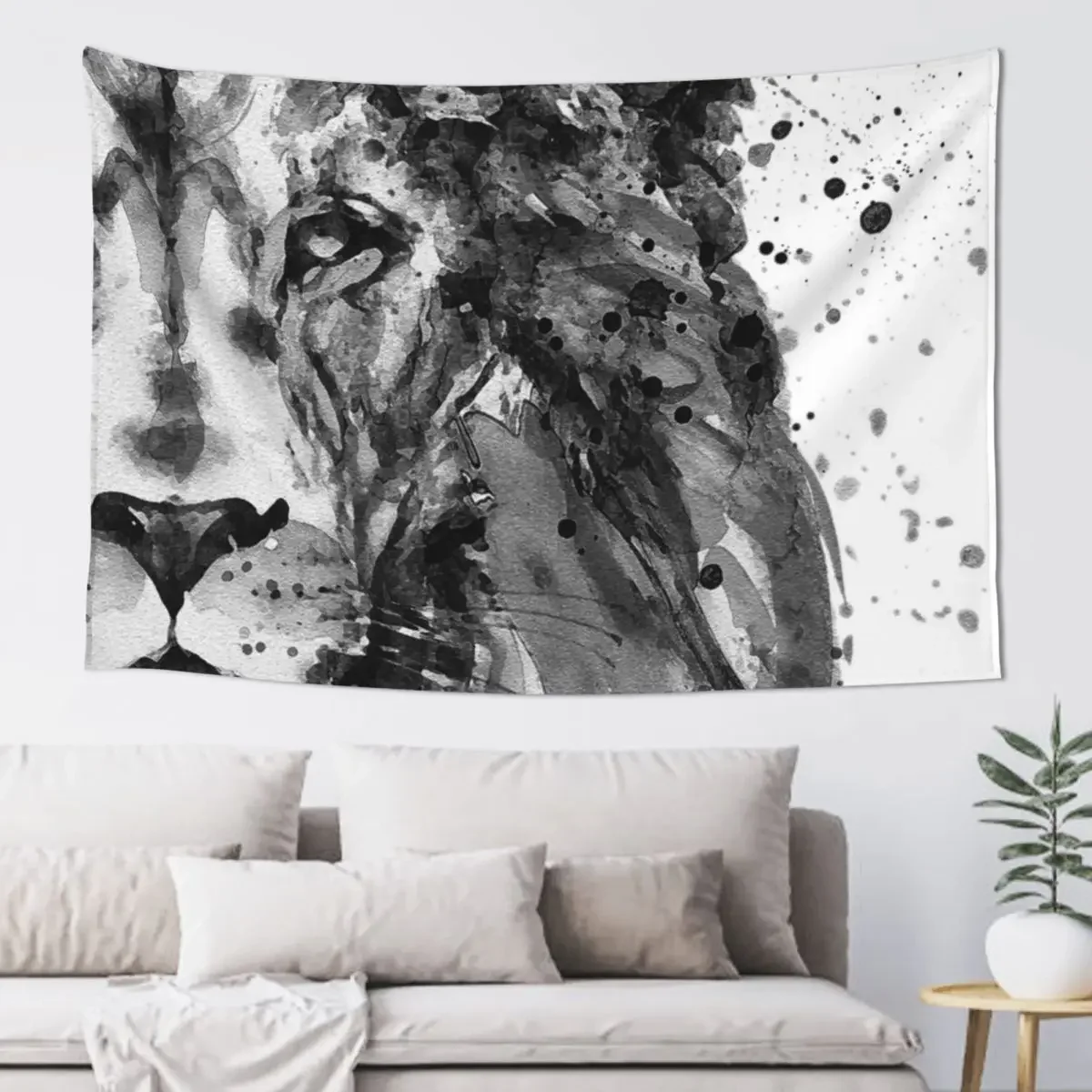 Black And White Half Faced Lion Tapestry Wall Mural Wall Hangings Decoration Decoration Aesthetic Bedrooms Decor Tapestry
Black And White Half Faced Lion Tapestry Wall Mural Wall Hangings Decoration Decoration Aesthetic Bedrooms Decor Tapestry