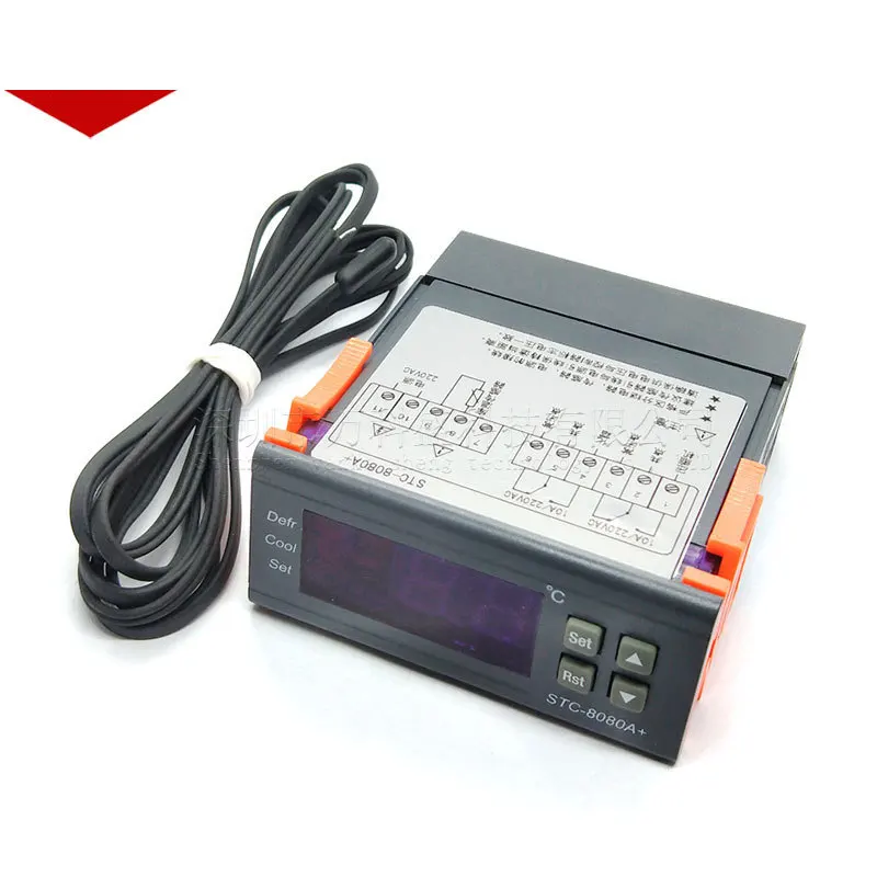 10pcs Temperature Controller Stc-8080a Refrigeration Automatic Timing Defrosting Intelligent Temperature Controller
10pcs Temperature Controller Stc-8080a Refrigeration Automatic Timing Defrosting Intelligent Temperature Controller
