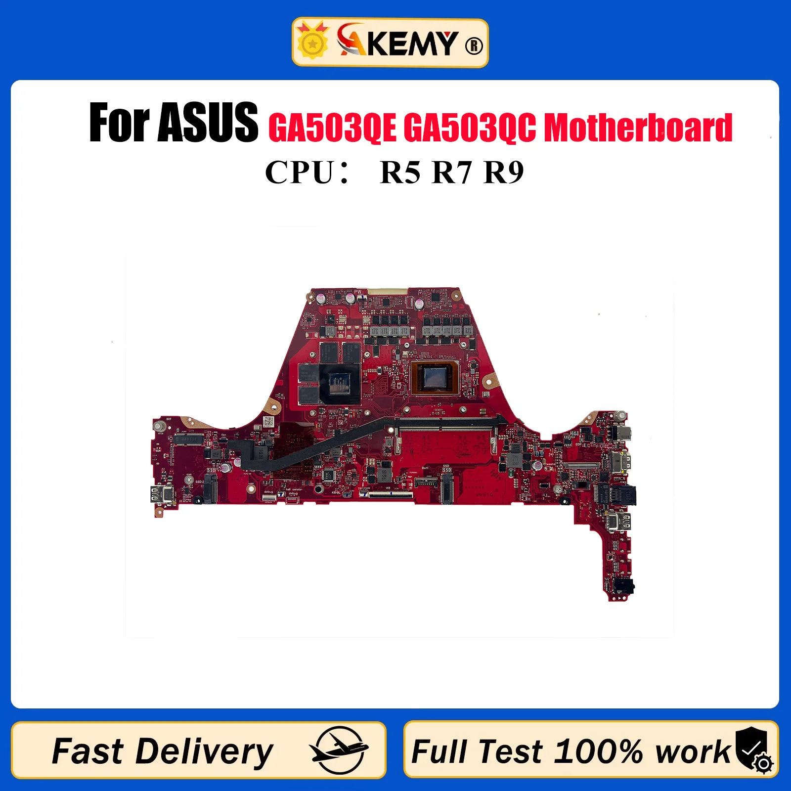 GA503QE Laptop Motherboard For ASUS ROG Zephyrus G15 GA503Q GA503QE GA503QC Notebook Mainboard With R5 R7 R9 CPU 119% tests OK
GA503QE Laptop Motherboard For ASUS ROG Zephyrus G15 GA503Q GA503QE GA503QC Notebook Mainboard With R5 R7 R9 CPU 119% tests OK