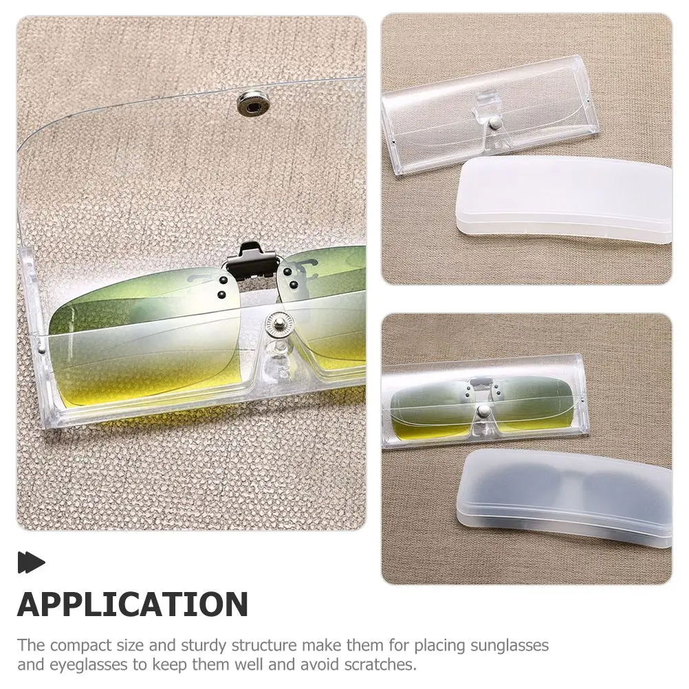 12pcs Glasses Storage Box Clear Hard Shell Case for Eyeglasses Travel Slim Lightweight Portable Organizer Accessories
12pcs Glasses Storage Box Clear Hard Shell Case for Eyeglasses Travel Slim Lightweight Portable Organizer Accessories