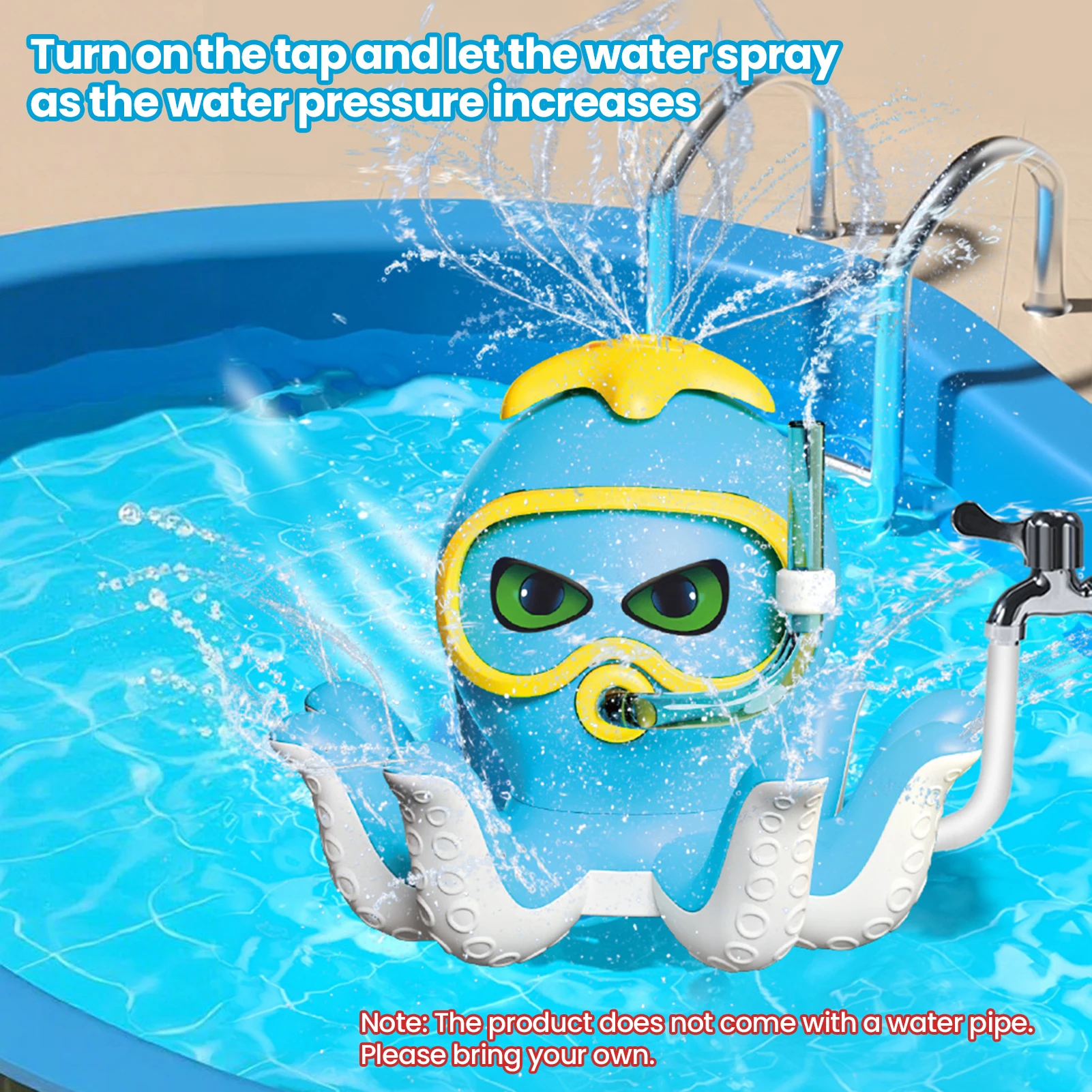 Squid Water Sprinkler Toys for Children Garden Pool Beach Outdoor Game Summertime Sprinkler Water Splashing Toy Birthday Gifts
Squid Water Sprinkler Toys for Children Garden Pool Beach Outdoor Game Summertime Sprinkler Water Splashing Toy Birthday Gifts