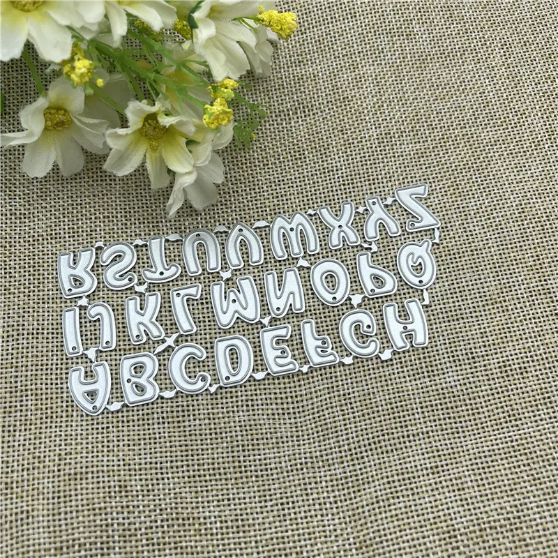 26 letter decoration metal cutting dies mold Round hole label tag Scrapbook paper craft knife mould blade punch stencils dies
26 letter decoration metal cutting dies mold Round hole label tag Scrapbook paper craft knife mould blade punch stencils dies