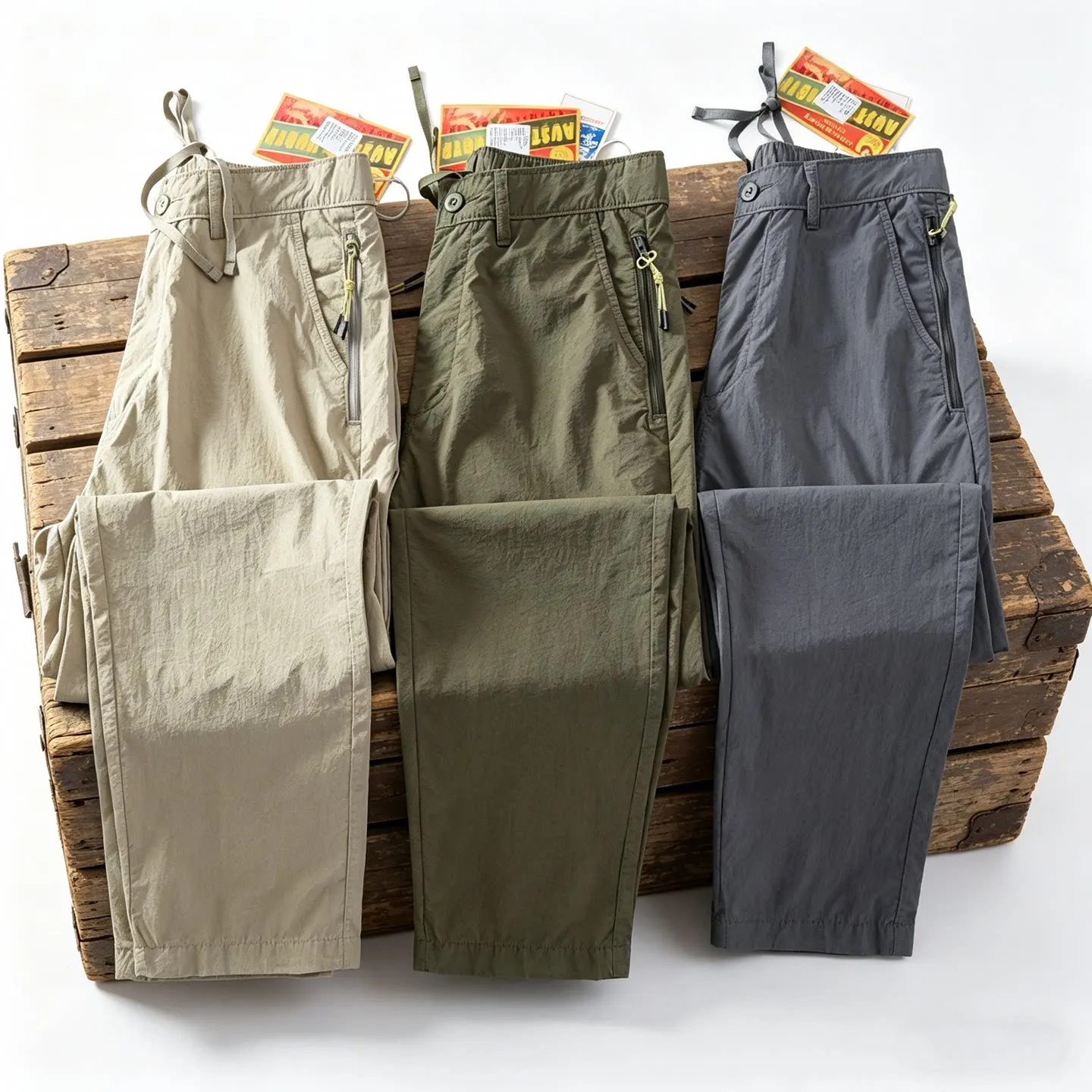 Summer New American Retro Thin Quick-drying Breathable Cargo Pants Men's Outdoor Loose Multi-pocket Straight Casual Trousers
Summer New American Retro Thin Quick-drying Breathable Cargo Pants Men's Outdoor Loose Multi-pocket Straight Casual Trousers