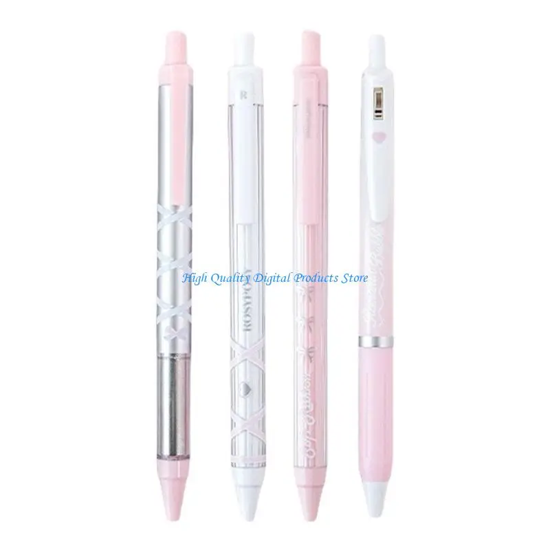 U2JE 4Pcs Retractable Gel Pen 0.5mm Tip Ribbon Gel Pen Quick Drying Journaling Pen
U2JE 4Pcs Retractable Gel Pen 0.5mm Tip Ribbon Gel Pen Quick Drying Journaling Pen