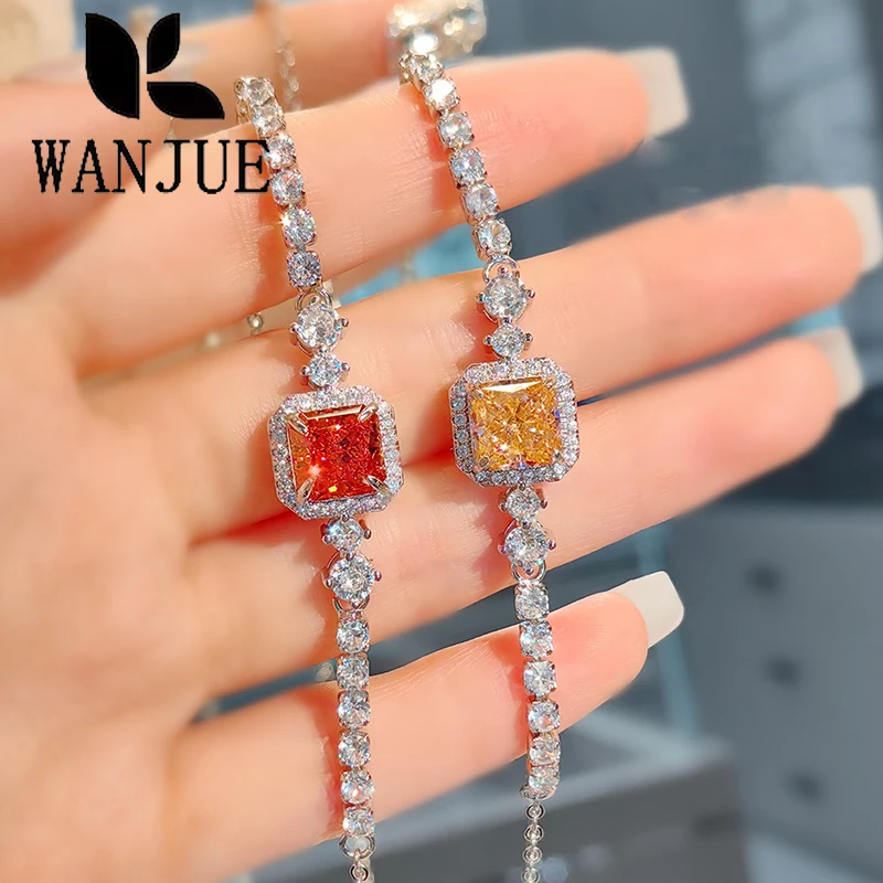 Women's Fashion All-match Ice Flower Cut Sunset Orange Padparadscha Bracelet High-end Jewelry Party Gift
Women's Fashion All-match Ice Flower Cut Sunset Orange Padparadscha Bracelet High-end Jewelry Party Gift