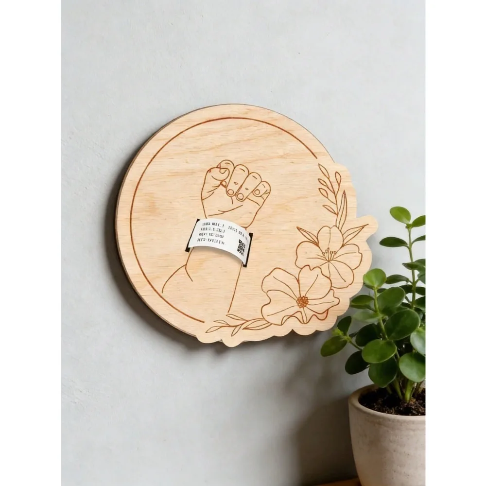 Newborn Hospital Bracelet Engraved Keepsake Box, Personalized Baby Gift, Laser Cut Wood Fiber, Pregnancy Wristband Memento
Newborn Hospital Bracelet Engraved Keepsake Box, Personalized Baby Gift, Laser Cut Wood Fiber, Pregnancy Wristband Memento