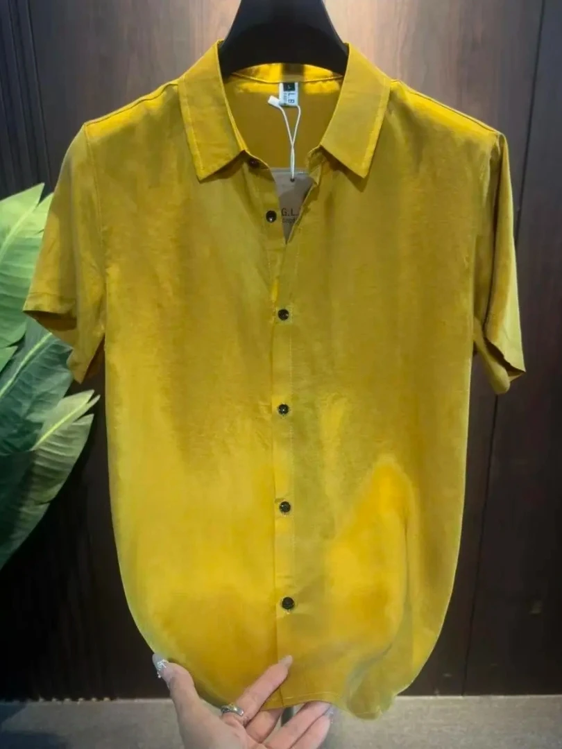 High Quality Men's Shirt HK88 Spring Summer New Style Long Sleeve Short Sleeve Turn-down Collar Versatile Fashionable Handsome
High Quality Men's Shirt HK88 Spring Summer New Style Long Sleeve Short Sleeve Turn-down Collar Versatile Fashionable Handsome
