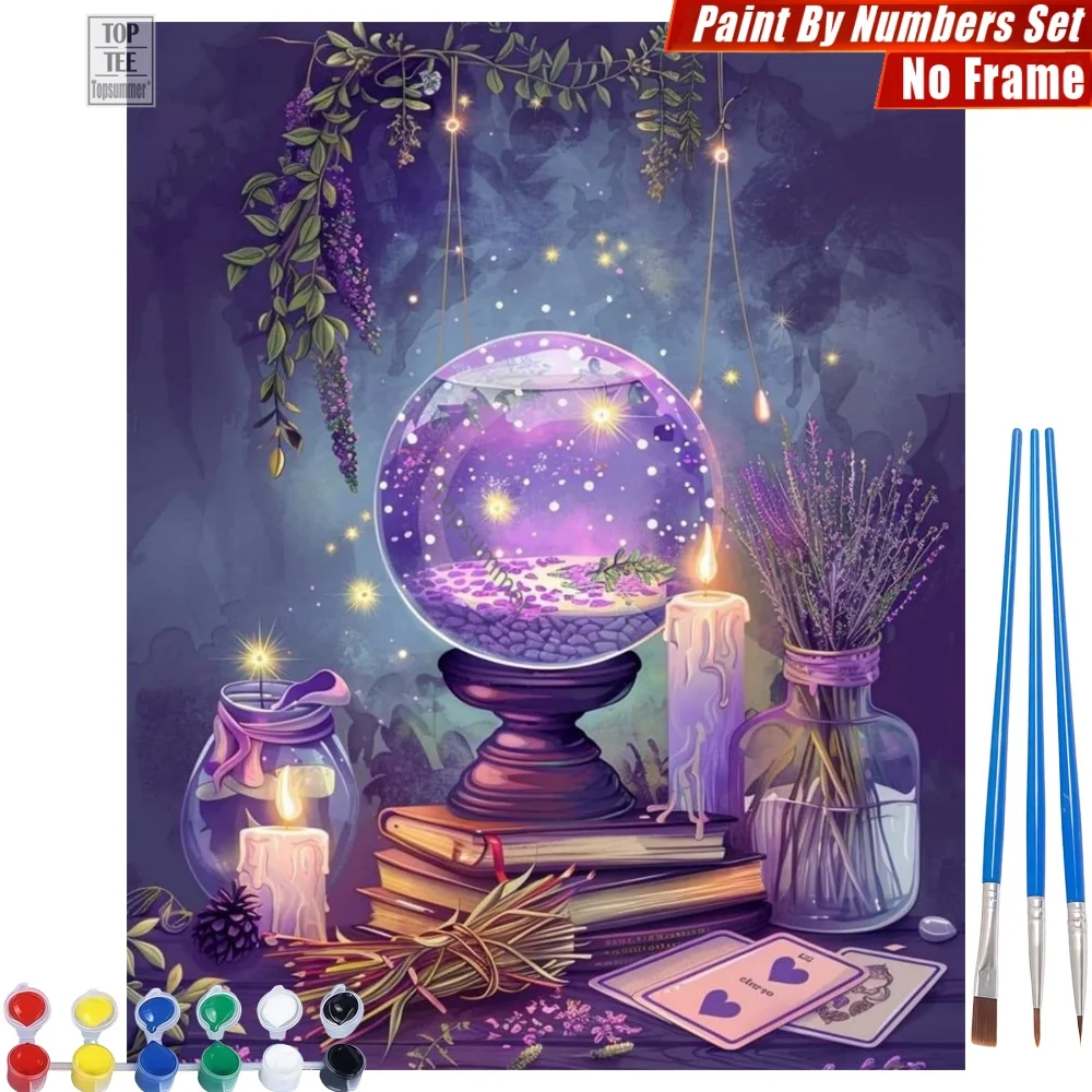 Mystical Crystal Ball DIY Paints By Number Kit - Candles Flowers Tarot Creative Family Fun Halloween Gift For Witch
Mystical Crystal Ball DIY Paints By Number Kit - Candles Flowers Tarot Creative Family Fun Halloween Gift For Witch