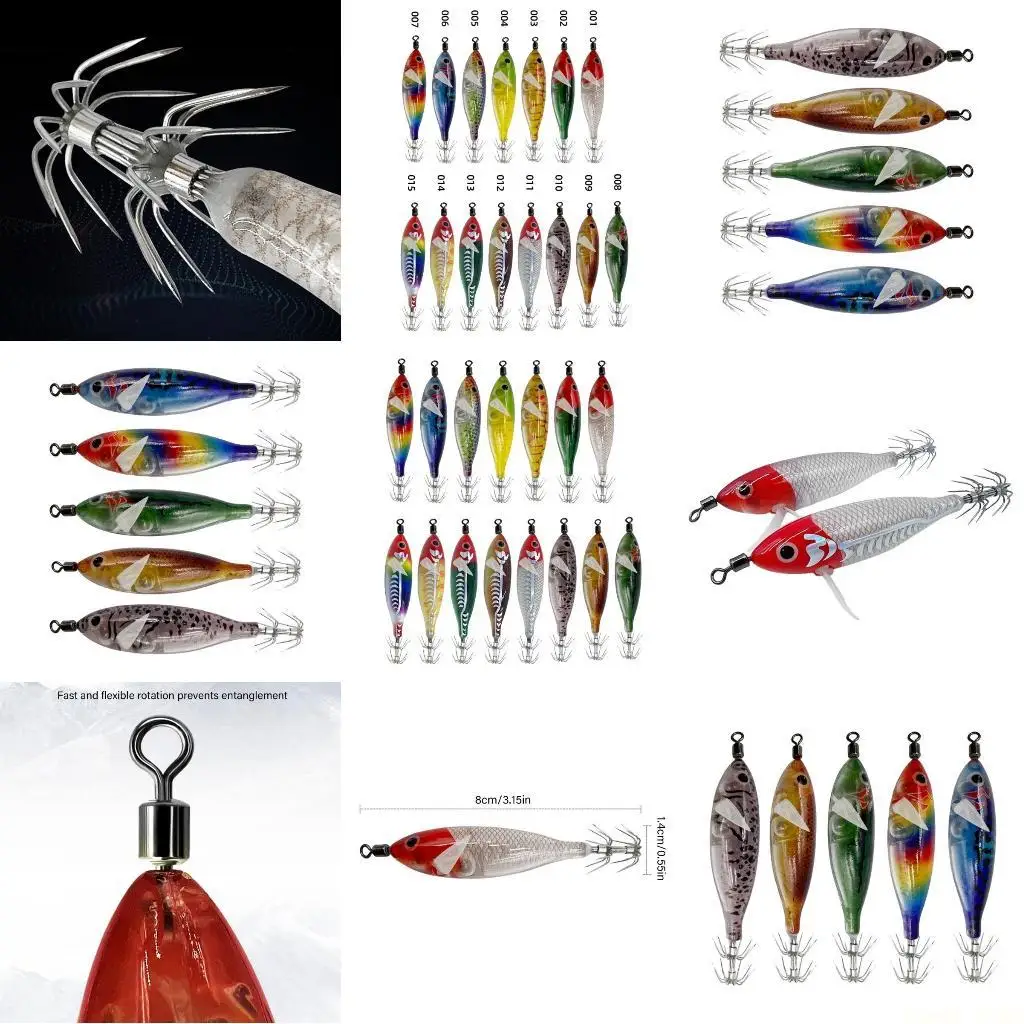 U2JB Fishing Baits for Enhances Attraction Fishing Lures Set for Fishing Experiences
U2JB Fishing Baits for Enhances Attraction Fishing Lures Set for Fishing Experiences