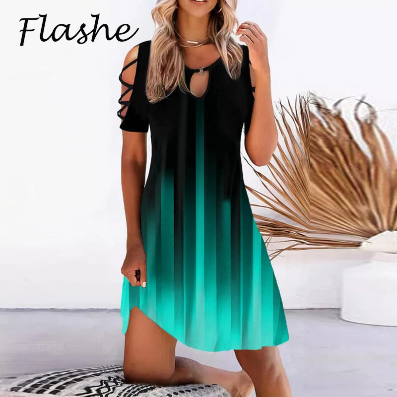 Women Elegant Print Dress Summer New Short Sleeve Mini Dresses For Women Casual Office Beach Dress Vestidos 2022
Women Elegant Print Dress Summer New Short Sleeve Mini Dresses For Women Casual Office Beach Dress Vestidos 2022