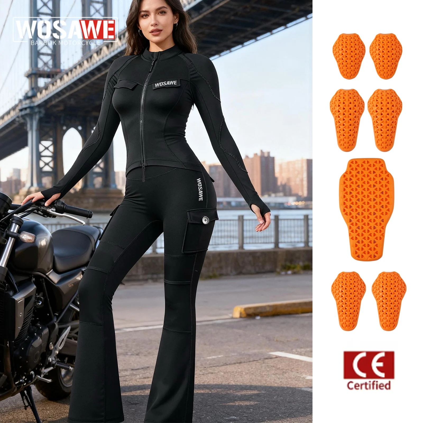 WOSAWE Riding Motocross Racing Jacket Moto Jacket Windproof Motorbike Clothing Women Motorcycle Jacket Suit
WOSAWE Riding Motocross Racing Jacket Moto Jacket Windproof Motorbike Clothing Women Motorcycle Jacket Suit