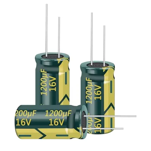 10Pcs 16V 1200UF Capacitor 10x20MM(0.39x0.78in) High Frequency Aluminum Electrolytic Capacitors for TV, LCD Monitor, Game
10Pcs 16V 1200UF Capacitor 10x20MM(0.39x0.78in) High Frequency Aluminum Electrolytic Capacitors for TV, LCD Monitor, Game