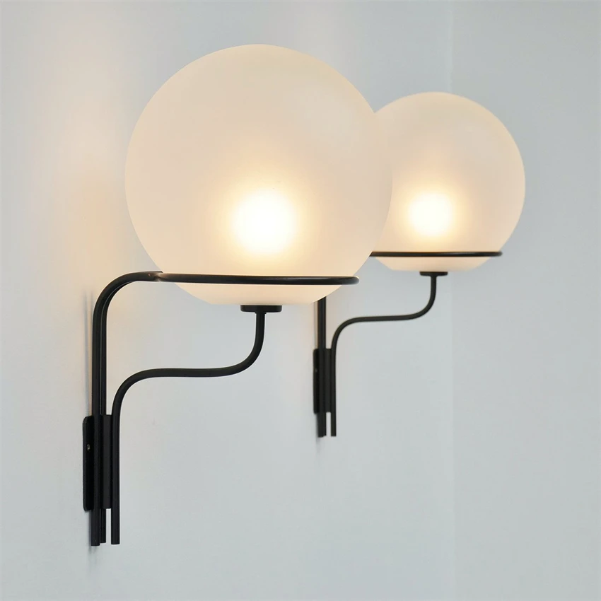 Modern white ball glass wall lamps living room bedroom bedside lamp Nordic designer bathroom hallway sconces lights fixtures
Modern white ball glass wall lamps living room bedroom bedside lamp Nordic designer bathroom hallway sconces lights fixtures