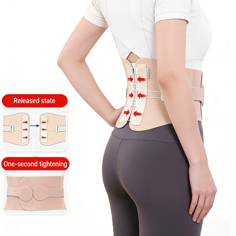 1PCS Back Brace for Lower Back Pain Relief, Adjustable Lumbar Support Belt with Lumbar Panel, Breathable, Strong Support Design
1PCS Back Brace for Lower Back Pain Relief, Adjustable Lumbar Support Belt with Lumbar Panel, Breathable, Strong Support Design