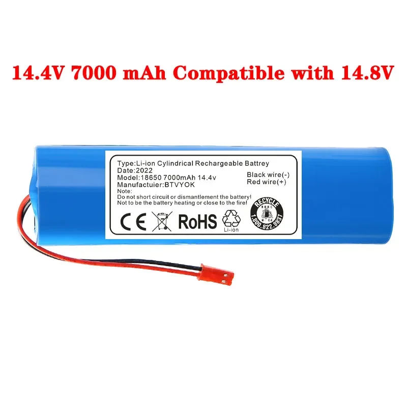 Original 14.4V 7000mAh battery for ILIFE V3s Pro, V50, V5s Pro, V8s, X750, for ZACO V3, V40, V5s Pro, V5x Robot Vacuum
Original 14.4V 7000mAh battery for ILIFE V3s Pro, V50, V5s Pro, V8s, X750, for ZACO V3, V40, V5s Pro, V5x Robot Vacuum