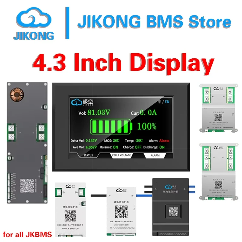 V19 jkbms 4.3LCD 4.3 Inch Display 4.3 Inch Touch screen display for all jkbms jikongbms
V19 jkbms 4.3LCD 4.3 Inch Display 4.3 Inch Touch screen display for all jkbms jikongbms