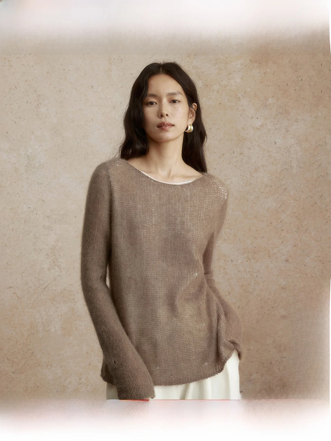 Loose Women's Knitted Sweater ZhiZhi Spring Order Pine Casual One-oulder Woolen Winter Faion Simple Sle Long Sve
Loose Women's Knitted Sweater ZhiZhi Spring Order Pine Casual One-oulder Woolen Winter Faion Simple Sle Long Sve