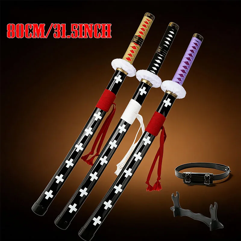 80Cm Roronoa Zoro Katana Anime Bamboo Wooden Swords Shusui Enma Purple Japanese Samurai Sword Character Sword Halloween Gifts
80Cm Roronoa Zoro Katana Anime Bamboo Wooden Swords Shusui Enma Purple Japanese Samurai Sword Character Sword Halloween Gifts