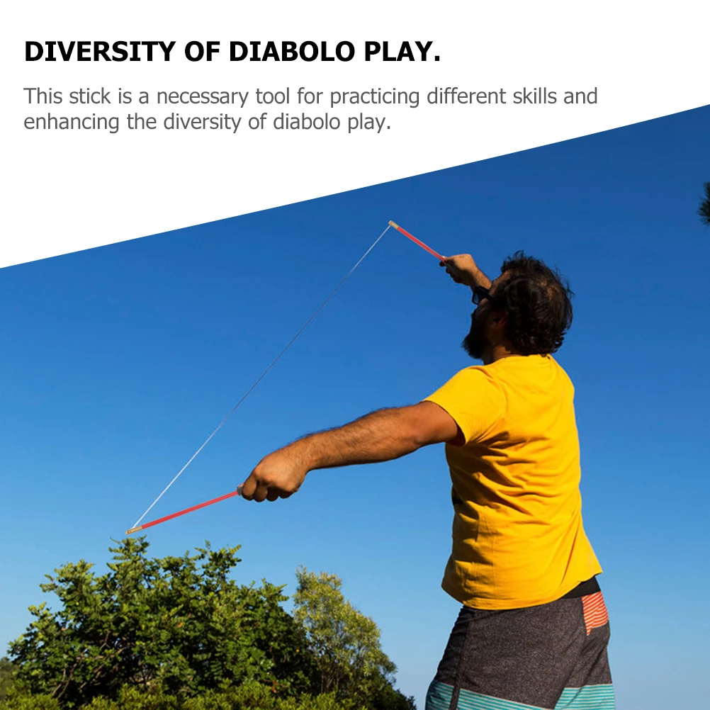 1 Pair Diabolo Sticks 35cm Anti-slip Handle Glass Fiber Pole Copper Head Hole Design for Indoor Outdoor Use Chinese Juggling
1 Pair Diabolo Sticks 35cm Anti-slip Handle Glass Fiber Pole Copper Head Hole Design for Indoor Outdoor Use Chinese Juggling