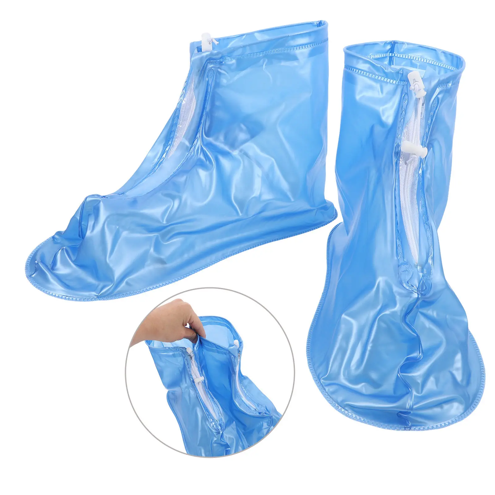 Reusable Waterproof Shoe Covers Thickened Anti-Slip Unisex Silicone Rain Shoe Protectors for Outdoor Snowy Wet Weather
Reusable Waterproof Shoe Covers Thickened Anti-Slip Unisex Silicone Rain Shoe Protectors for Outdoor Snowy Wet Weather