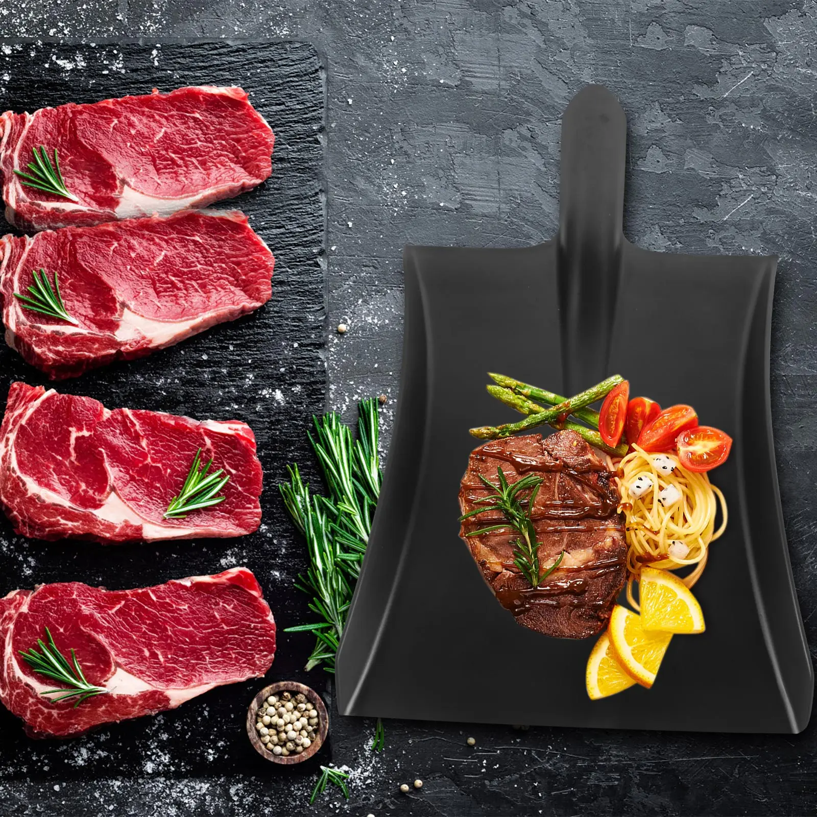 Creative Cooking Tray Melamine BBQ Grill Plate Outdoor Barbecue Meat Tray Stylish Food Serving Pan Party Picnic Catering Event
Creative Cooking Tray Melamine BBQ Grill Plate Outdoor Barbecue Meat Tray Stylish Food Serving Pan Party Picnic Catering Event