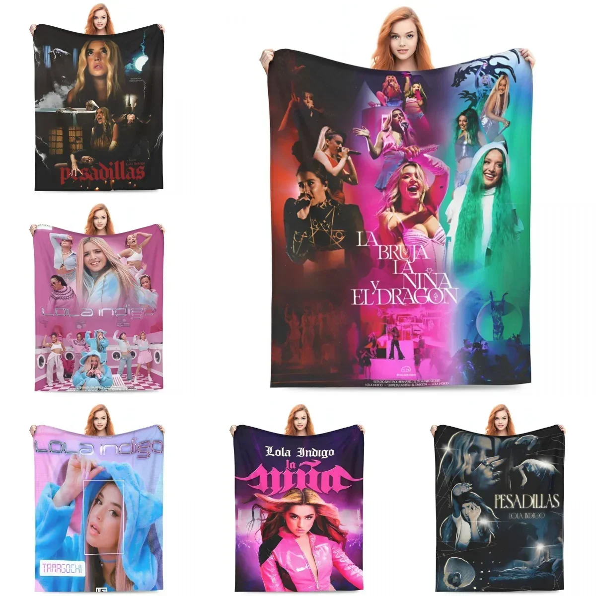 Lolas Indigos Blanket Quality Super Warm Spanish Singer Dancer Throw Blanket Winter Camping Couch Bed Street Trend Bedspread
Lolas Indigos Blanket Quality Super Warm Spanish Singer Dancer Throw Blanket Winter Camping Couch Bed Street Trend Bedspread