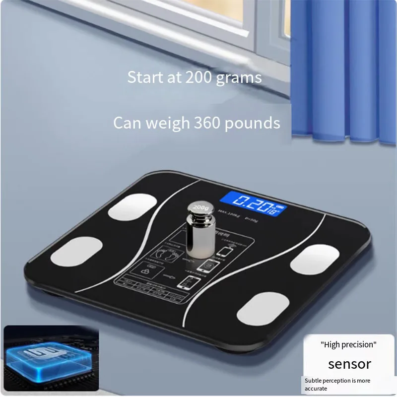 Household weight scale accurate electronics for adult health body fat Bluetooth scale weight loss accurate measurement scale
Household weight scale accurate electronics for adult health body fat Bluetooth scale weight loss accurate measurement scale