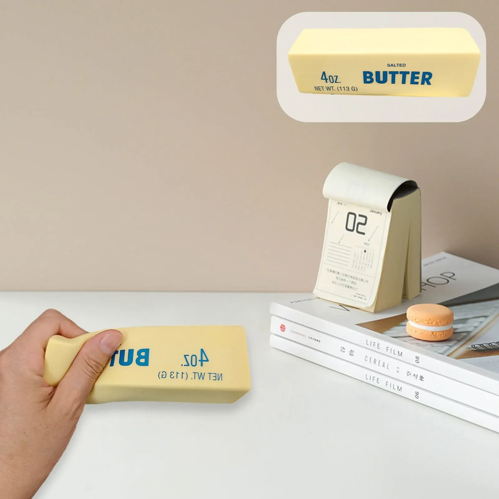 Antistress Butter Stick Fidget Toys Squishy Elastic Cheese Stick Funny Decompression Stress Relief Games Toy for Christmas Gift
Antistress Butter Stick Fidget Toys Squishy Elastic Cheese Stick Funny Decompression Stress Relief Games Toy for Christmas Gift