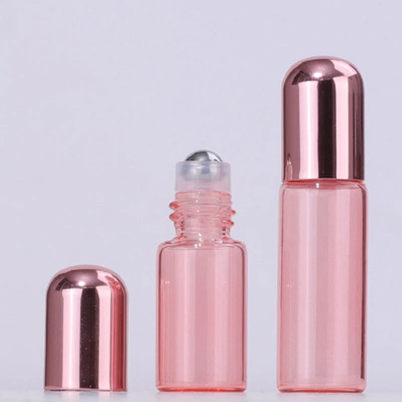 100pcs Roller Bottle 1ml 2ml 3ml 5ml Rose Gold Clear Perfume Tester Roll on Bottle Glass Vial for Perfume with Rose Gold Lid
100pcs Roller Bottle 1ml 2ml 3ml 5ml Rose Gold Clear Perfume Tester Roll on Bottle Glass Vial for Perfume with Rose Gold Lid