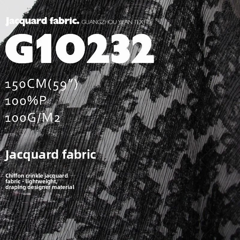 Drape Koshibo Crushed Jacquard Fabric for Spring Summer Coat Dress Decoration Cloth Diy By The Meter Sewing Material
Drape Koshibo Crushed Jacquard Fabric for Spring Summer Coat Dress Decoration Cloth Diy By The Meter Sewing Material