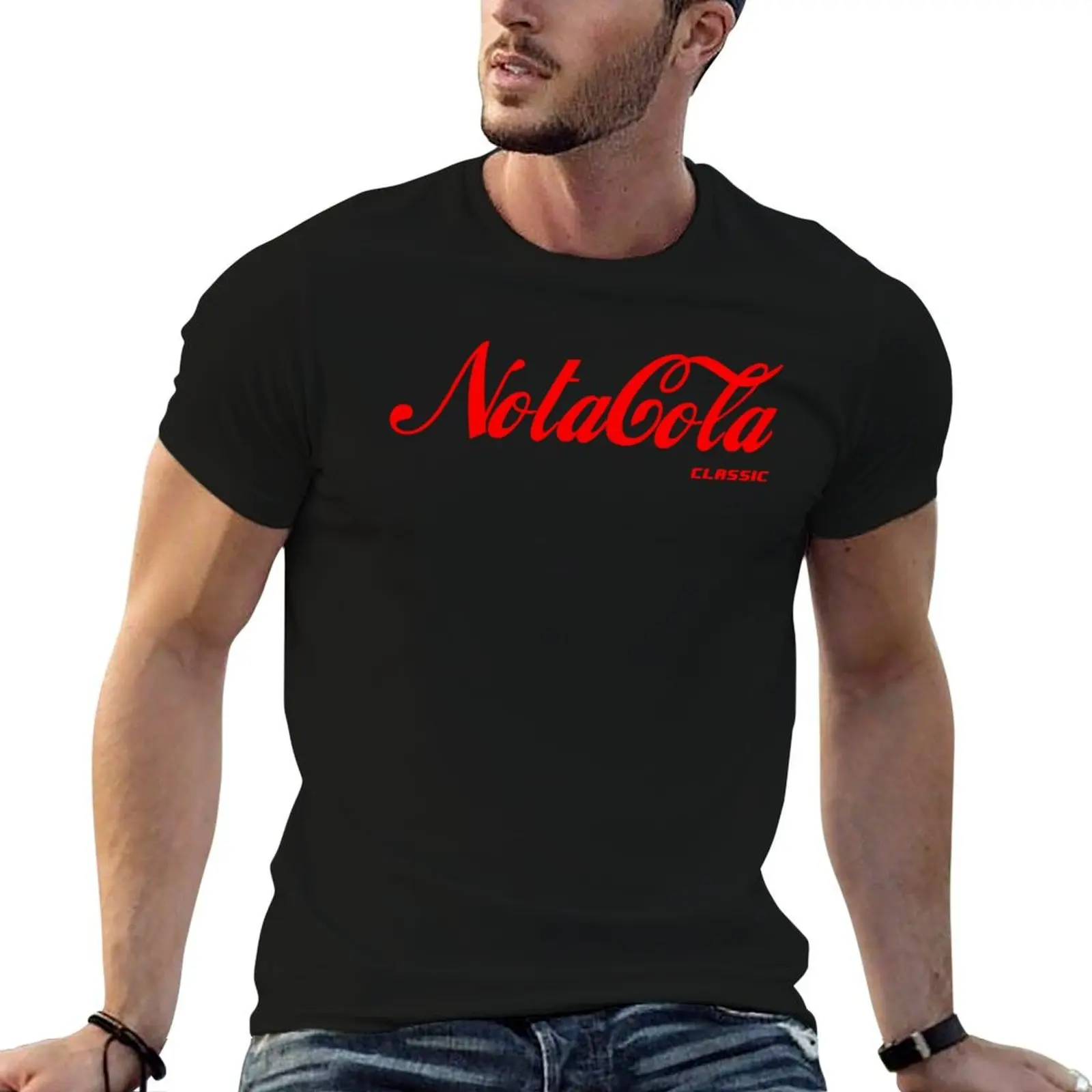 Nota-Cola-Red on white. T-Shirt man t shirt cotton t shirts for man cotton funny man t shirts graphic T-shirt
Nota-Cola-Red on white. T-Shirt man t shirt cotton t shirts for man cotton funny man t shirts graphic T-shirt