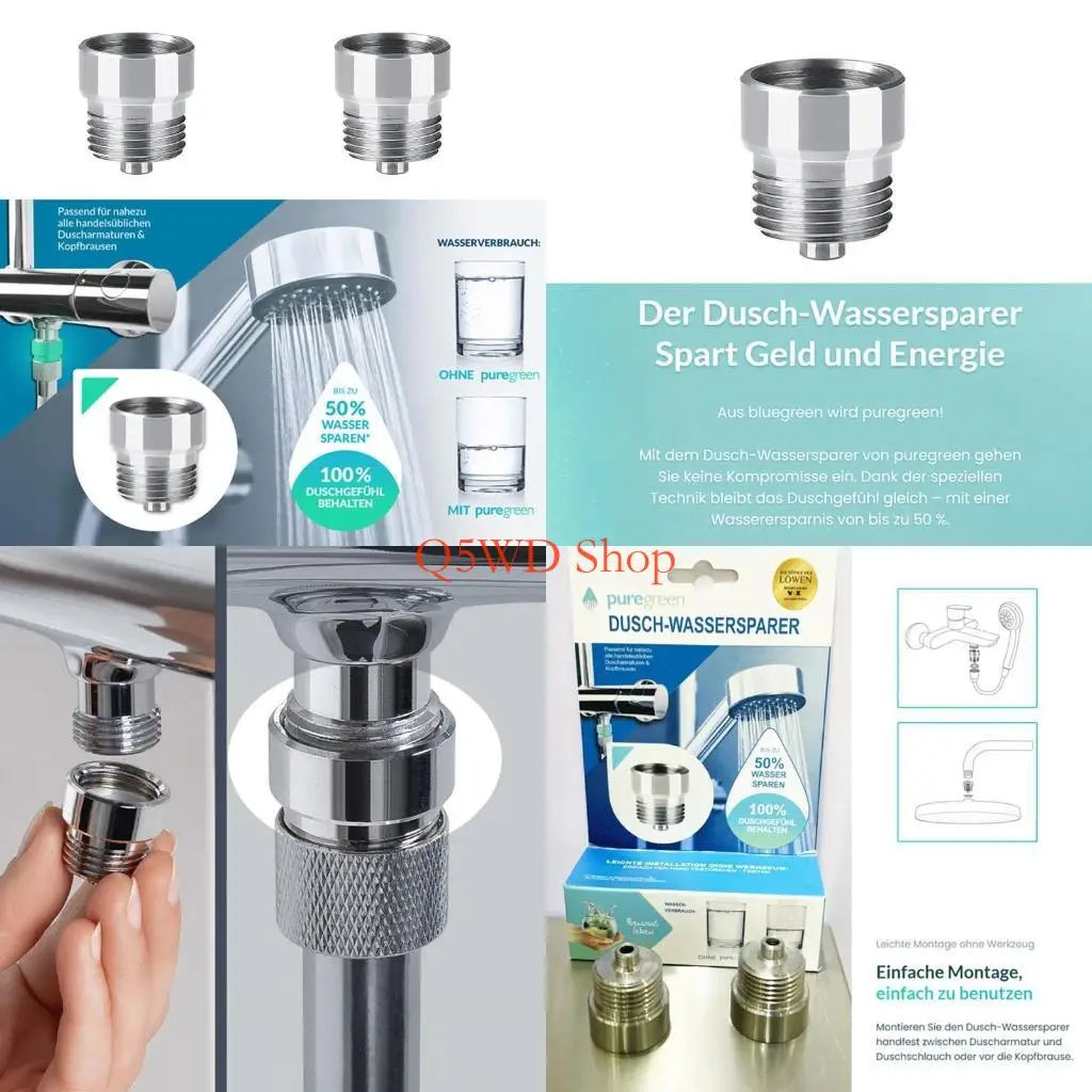 Q5WD 2 шт. универсальный регулятор расхода воды для душа, ограничитель G1/2 дюйма, контроль расхода для
Q5WD 2 шт. универсальный регулятор расхода воды для душа, ограничитель G1/2 дюйма, контроль расхода для