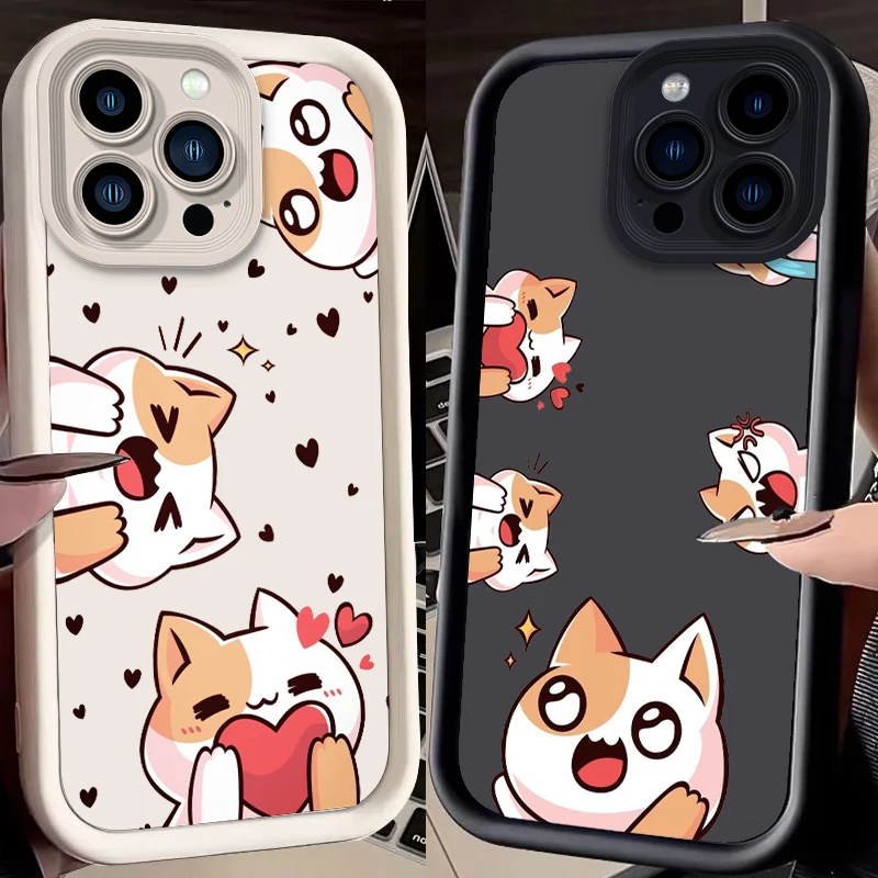 Love Kitten Cartoon For Apple iPhone 15 14 13 12 Pro Max Mini 11 XS X XR 8 7 6 Plus Eye Ladder Cover Capa Fundas Phone Case
Love Kitten Cartoon For Apple iPhone 15 14 13 12 Pro Max Mini 11 XS X XR 8 7 6 Plus Eye Ladder Cover Capa Fundas Phone Case