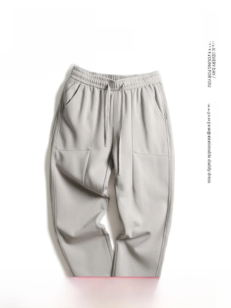 Loose Dad Pants Spring Autumn Elastic Waist Sports Casual Long Trousers for Elderly Grandpa Comfortable Knitted Cotton Blend
Loose Dad Pants Spring Autumn Elastic Waist Sports Casual Long Trousers for Elderly Grandpa Comfortable Knitted Cotton Blend