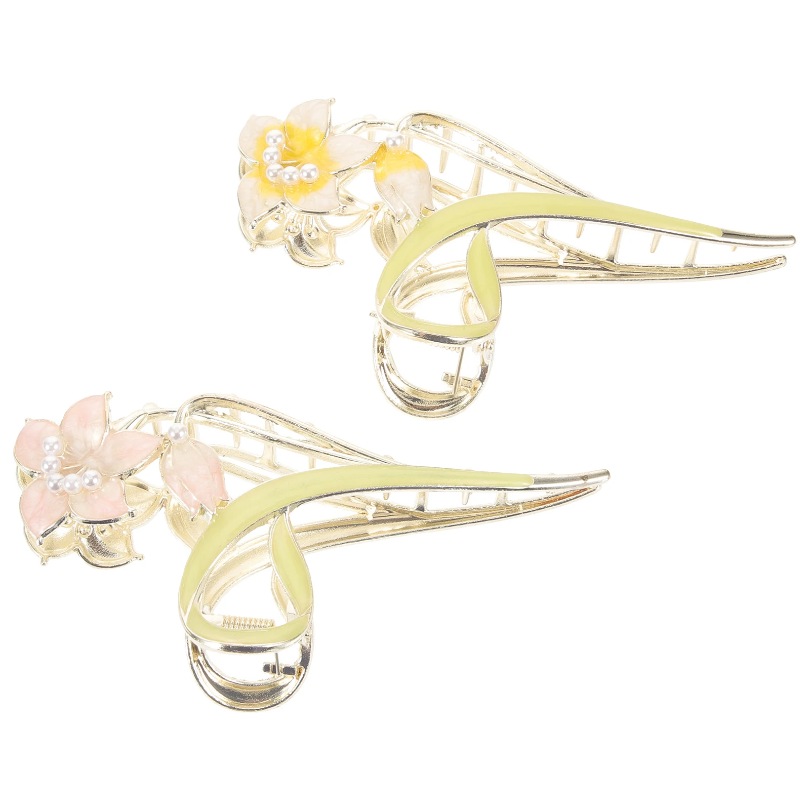 2pcs Large Claw Hair Clips Vintage Yellow Metal Thick Women Flower Claw Clips Hair Accessories Tools For Braiding
2pcs Large Claw Hair Clips Vintage Yellow Metal Thick Women Flower Claw Clips Hair Accessories Tools For Braiding
