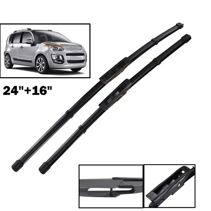 Wiper Front Wiper Blades For Citroen C3 Picasso 2011 - 2017 Windshield Windscreen Window Rain Brushes 24"+16"
Wiper Front Wiper Blades For Citroen C3 Picasso 2011 - 2017 Windshield Windscreen Window Rain Brushes 24"+16"